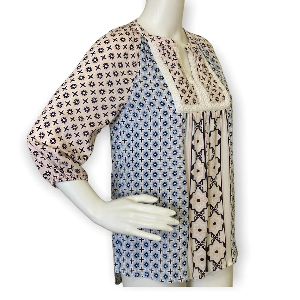Crown & Ivy™ Petite Peasant Top - Picture 6 of 6